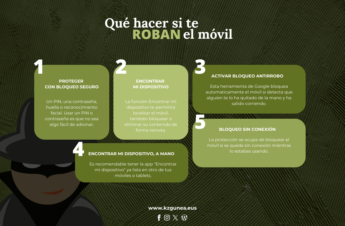 3 trucos esenciales para proteger tu movil de robos