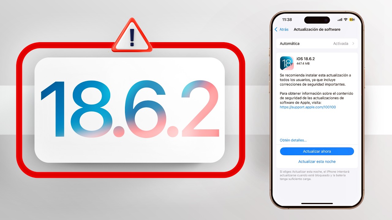 actualiza tu iphone sorprendente error de ios 18 6
