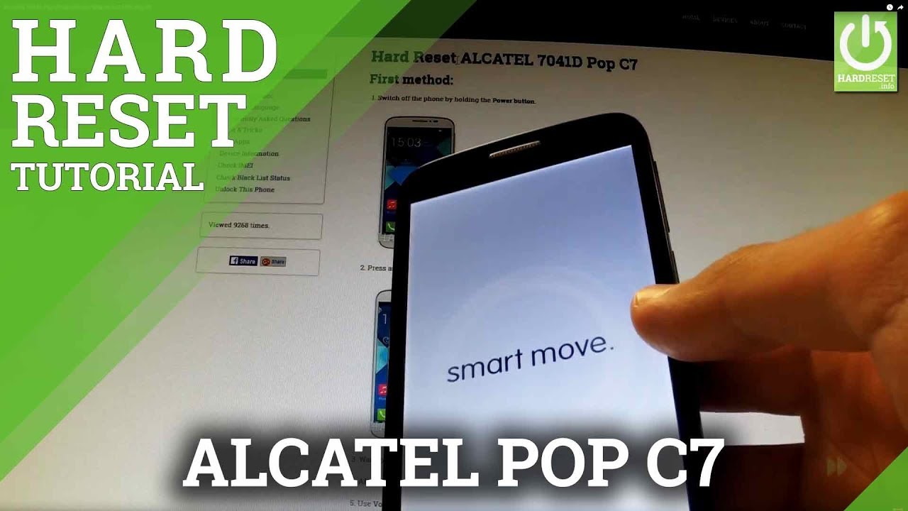 alcatel pop c7 descubre el hard reset sin miedo