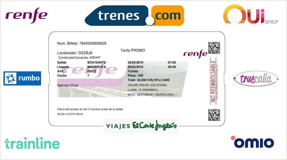 billetes tren baratos descubre donde comprarlos