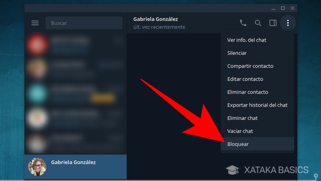 bloquear contacto telegram se da cuenta alguien