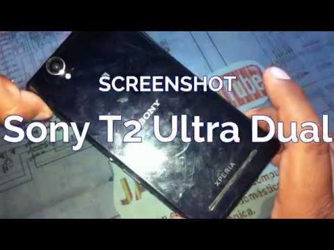 captura de pantalla en sony xperia t2 ultra como