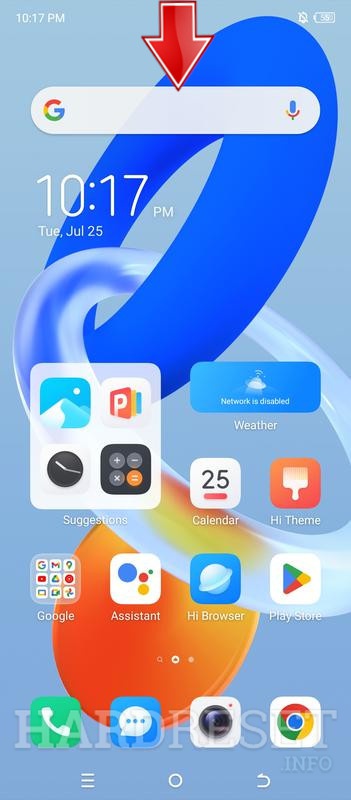 captura de pantalla en tecno camon 30s pro descubrelo