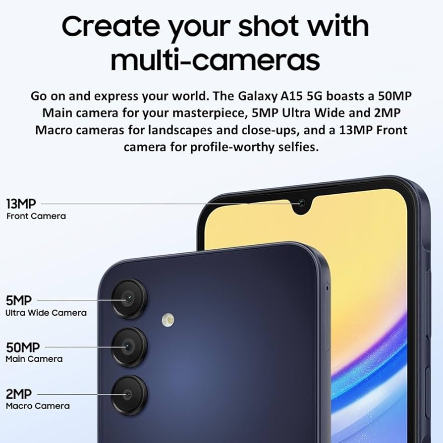 caracteristicas del samsung a15 que lo hace unico