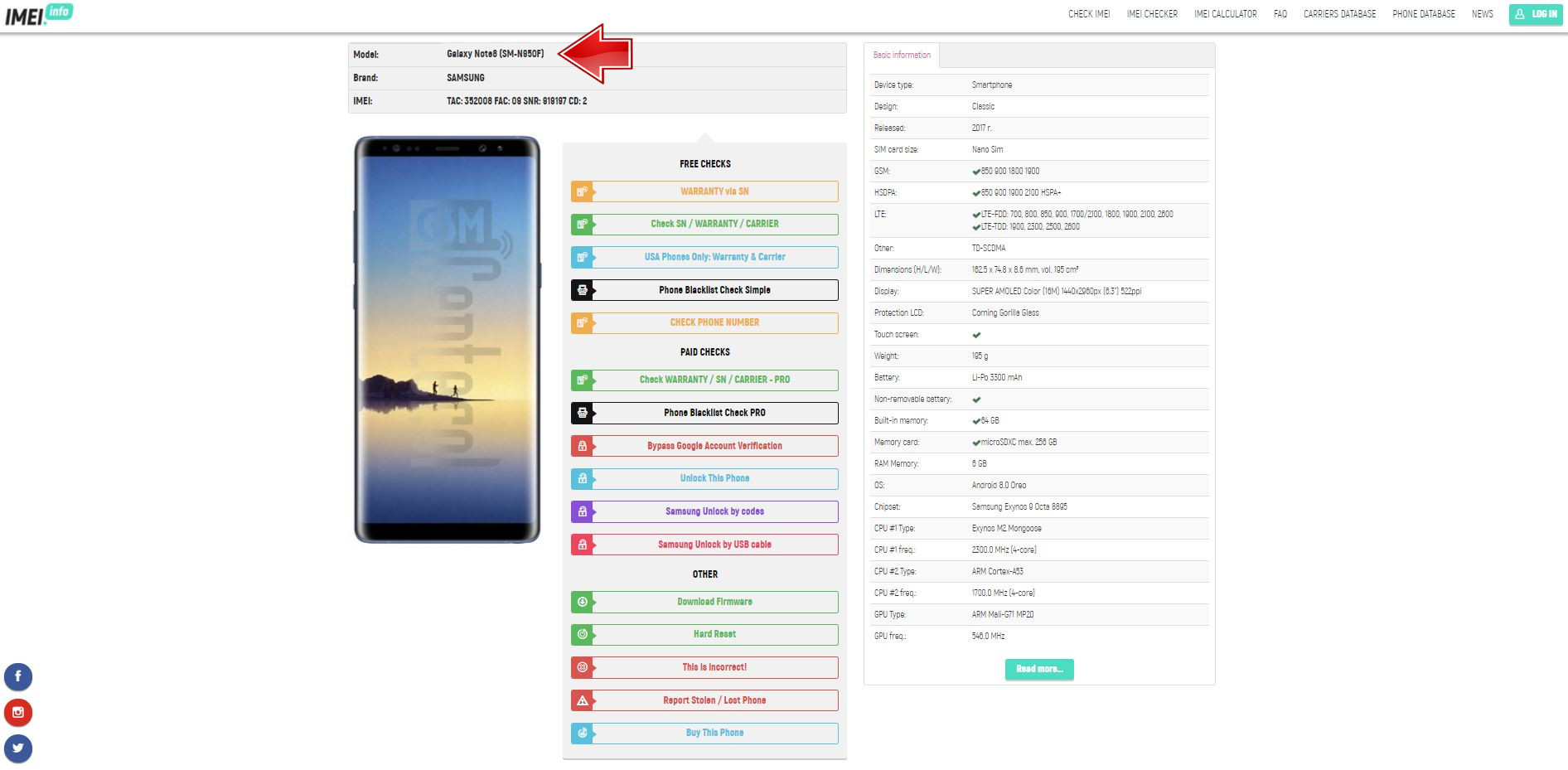 check phone model by imei descubre gratis el tuyo