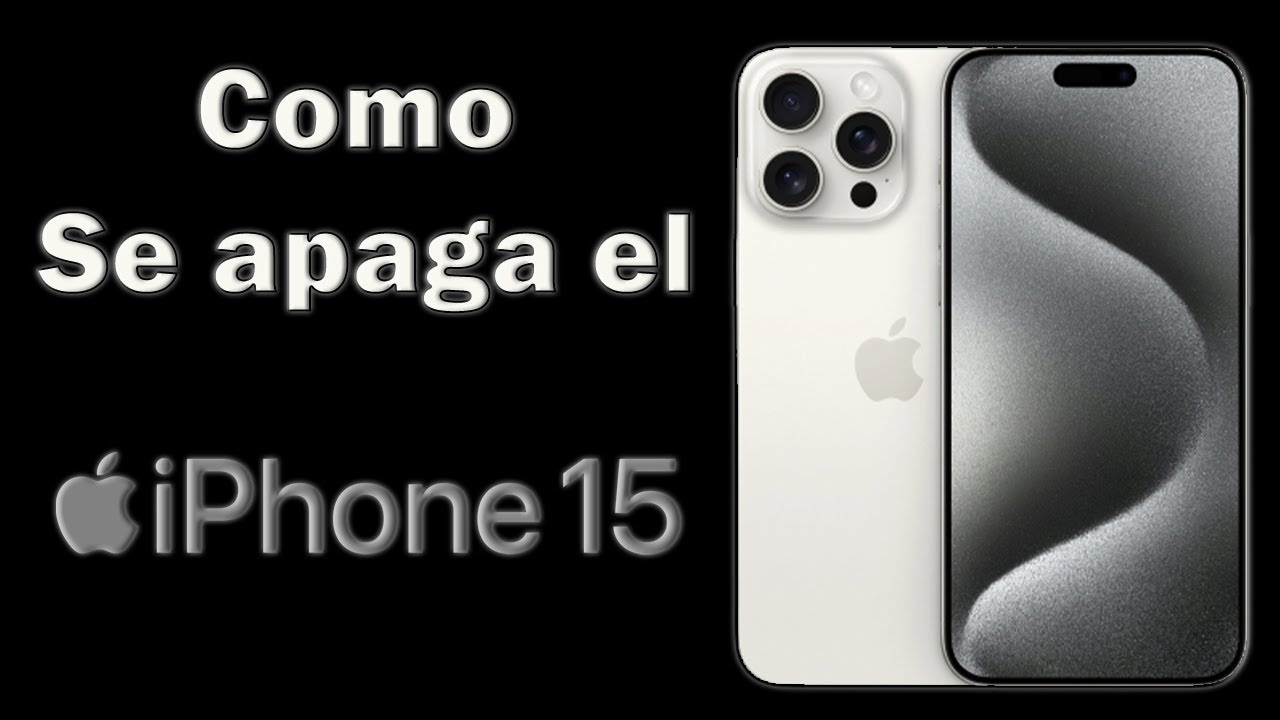 como apagar el iphone 15 descubre el secreto