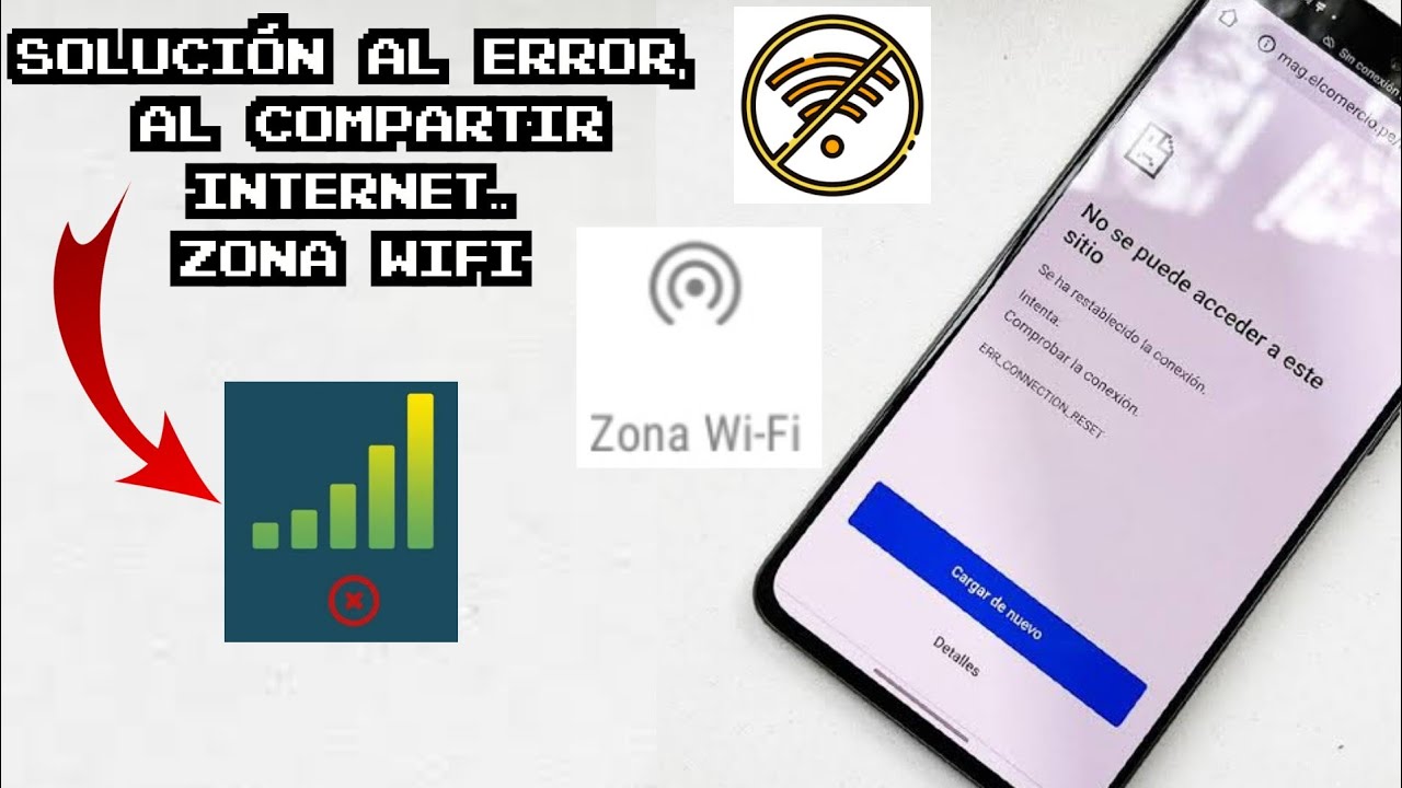 como compartir internet descubre el error terrible