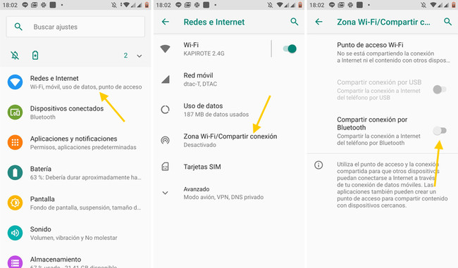 como compartir wifi por bluetooth en tu samsung