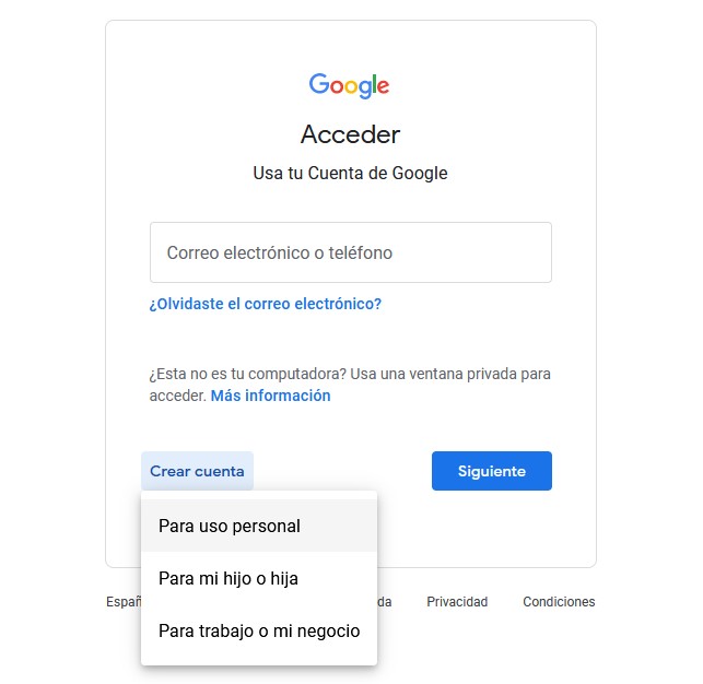 como crear una cuenta gmail en tu movil es sencillo
