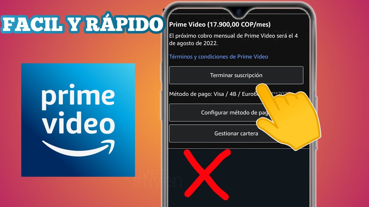 CÓMO DARME DE BAJA EN AMAZON PRIME desde el móvil 2 como darme de baja en amazon prime desde el movil