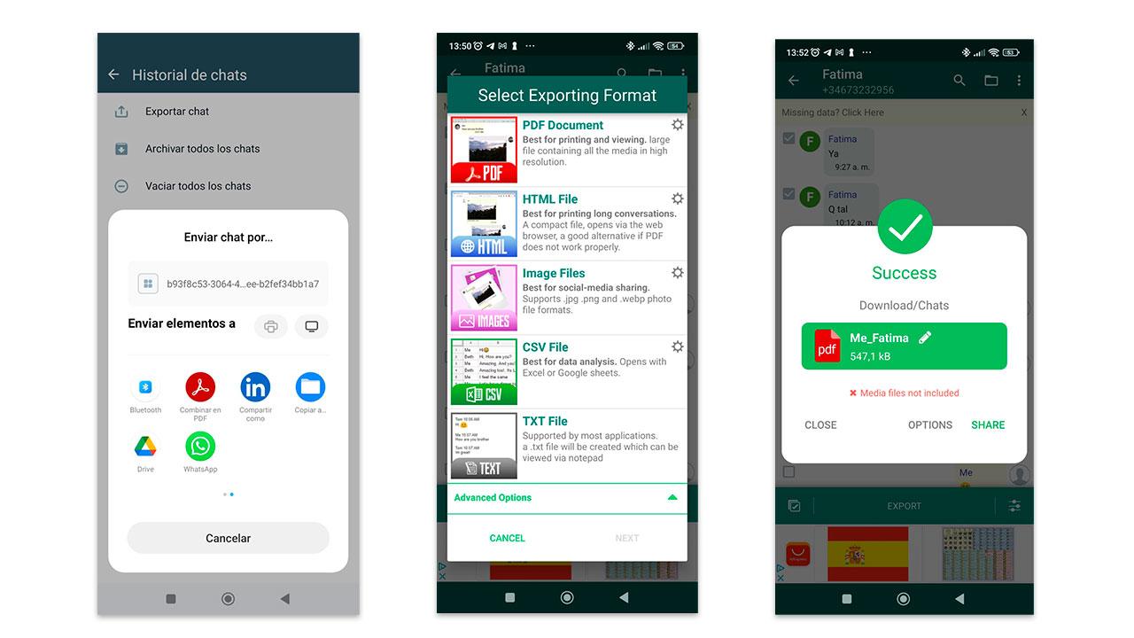 como descargar un chat de whatsapp en pdf facilmente
