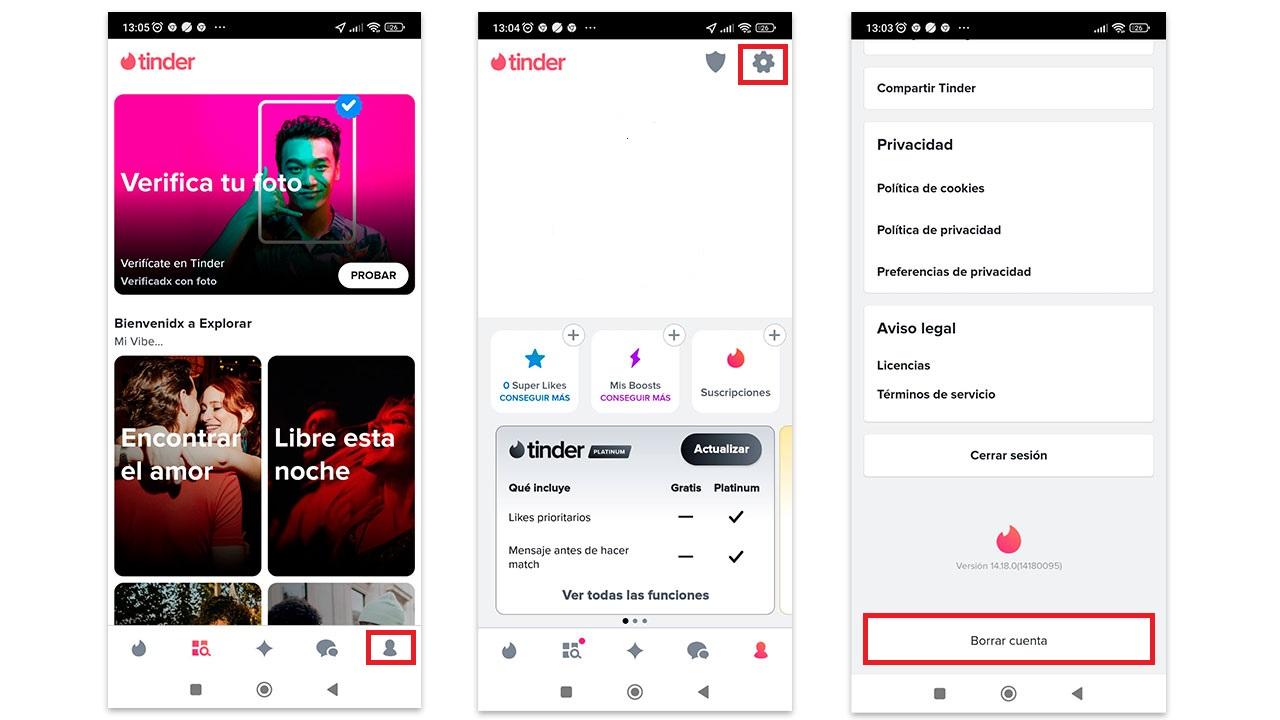 como eliminar mi cuenta de tinder descubre el secreto