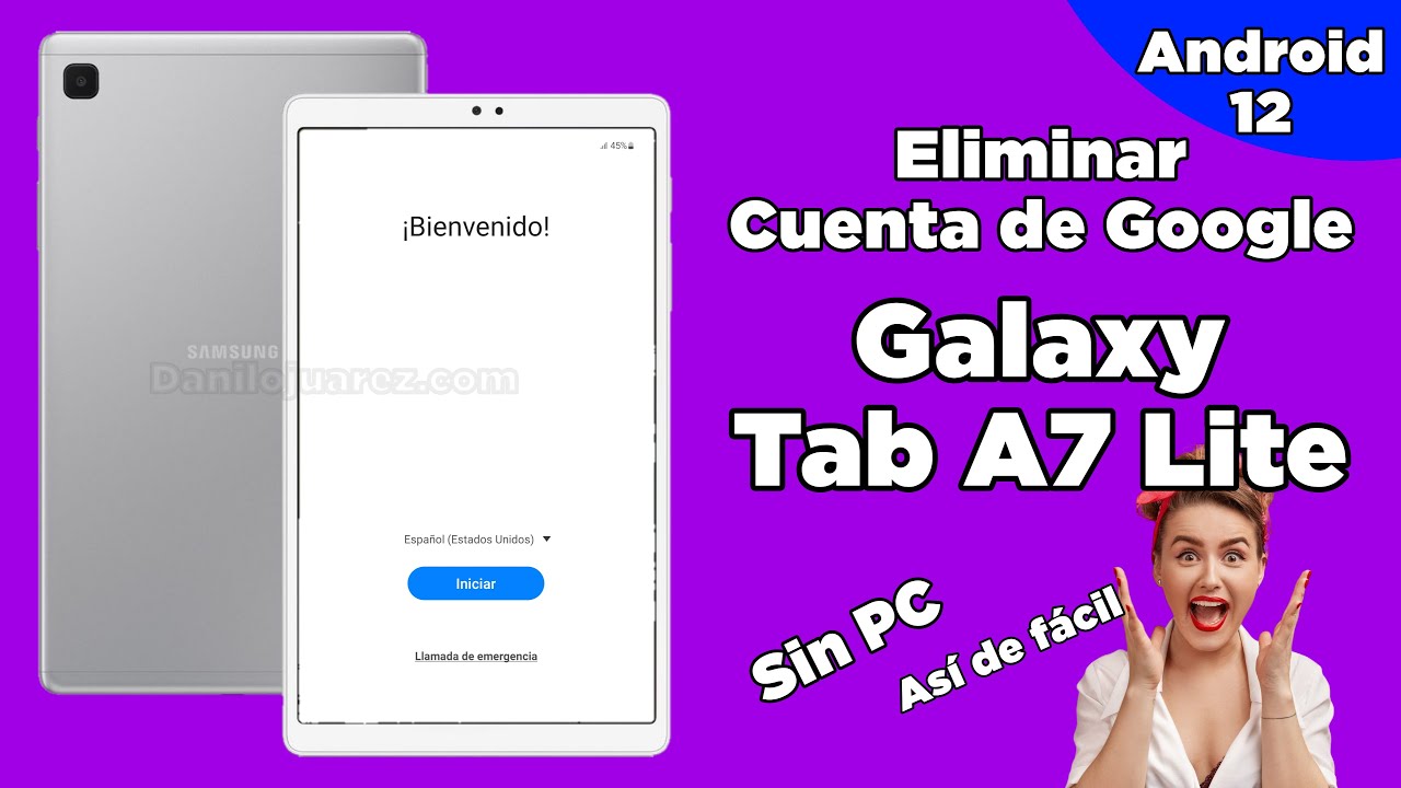 como eliminar tu cuenta de google en galaxy tab a7 lite