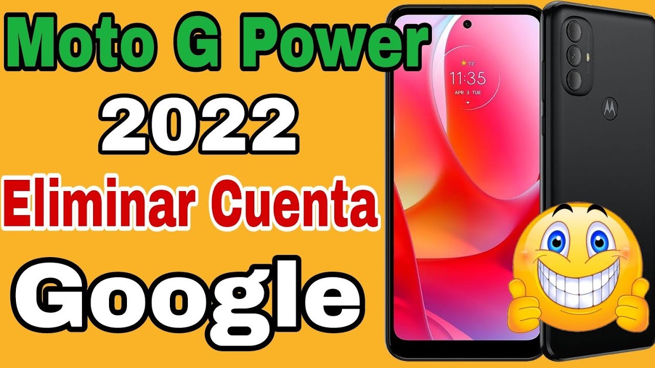 como eliminar tu cuenta de google en motorola g power