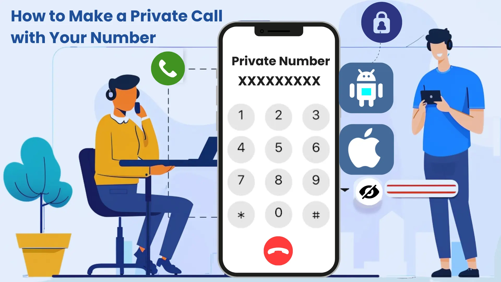 Cómo HACER UNA LLAMADA PRIVADA en iPhone y Android 2 como hacer una llamada privada en iphone y android