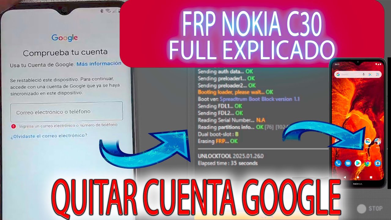 Cómo HARD RESET tu NOKIA C30 y Eliminar tu Cuenta Google 2 como hard reset tu nokia c30 y eliminar tu cuenta google