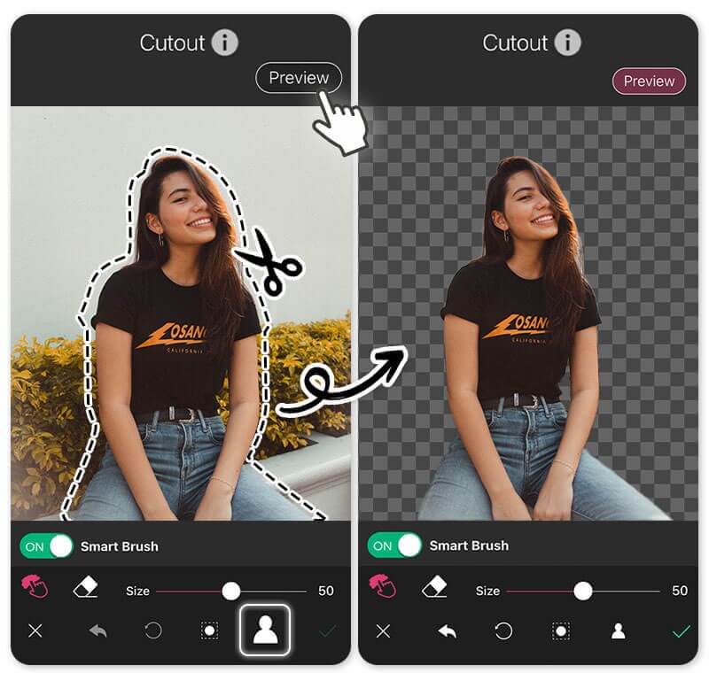 como recortar una foto en el movil y mejorarla
