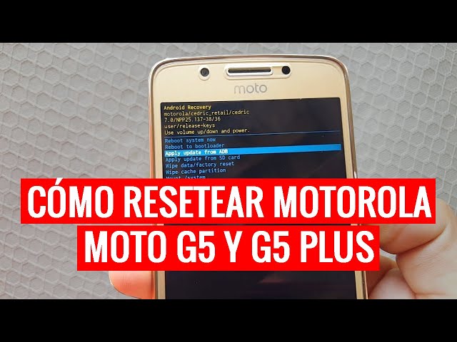CÓMO RESETEAR un MOTO G5: ¡DESCUBRE el SECRETO! 2 como resetear un moto g5 descubre el secreto