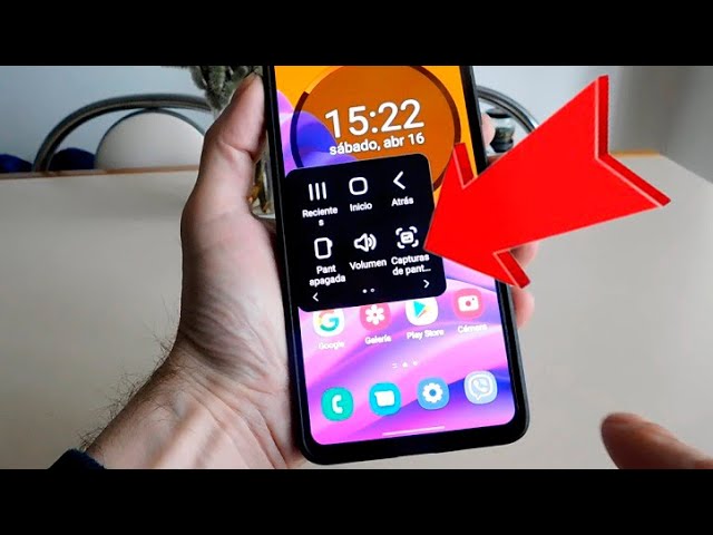 CÓMO TOMAR CAPTURA de PANTALLA en SAMSUNG SIN BOTONES 2 como tomar captura de pantalla en samsung sin botones
