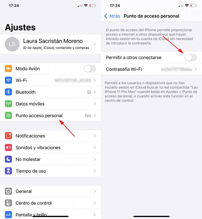 Compartir DATOS iPhone 12: Cómo HACERLO FÁCILMENTE 2 compartir datos iphone 12 como hacerlo facilmente
