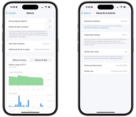 Condición de BATERÍA iPhone: Cuánto es NORMAL a 4 meses 2 condicion de bateria iphone cuanto es normal a 4 meses