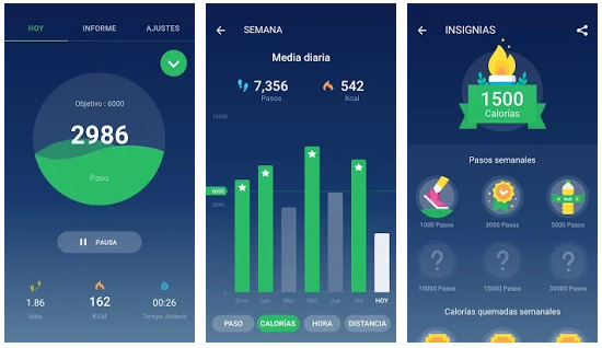 contar pasos android como funciona un podometro