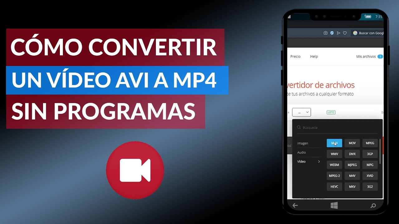 Convierte AVI a MP4 en tu Móvil: Rápido, Fácil y Eficaz 2 convierte avi a mp4 en tu movil rapido facil y eficaz