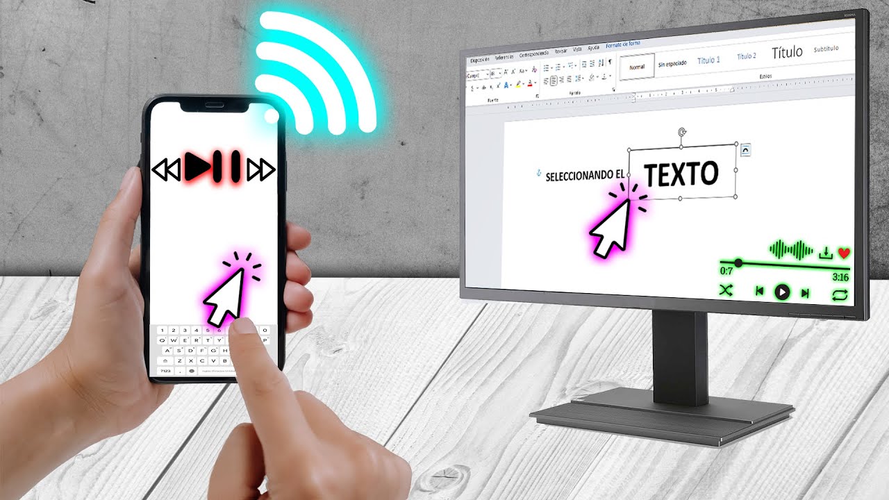 convierte tu movil en teclado para pc descubre como