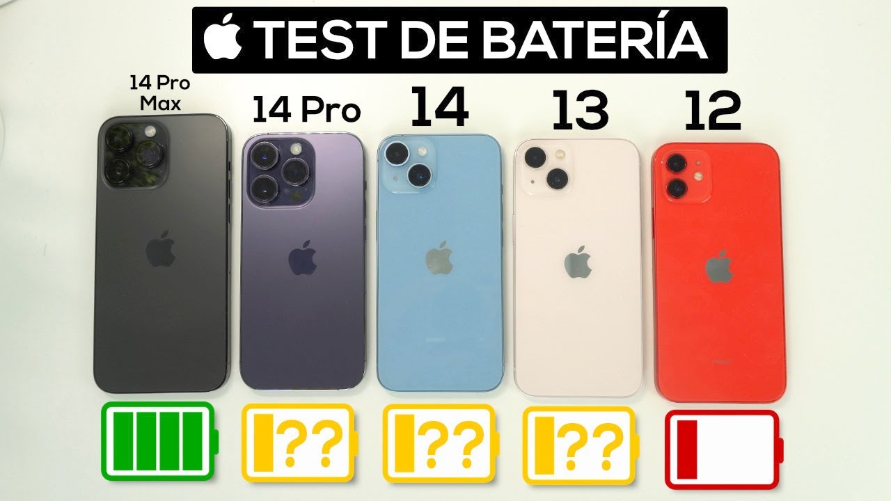 cuanto dura la bateria del iphone 13 vs iphone 14