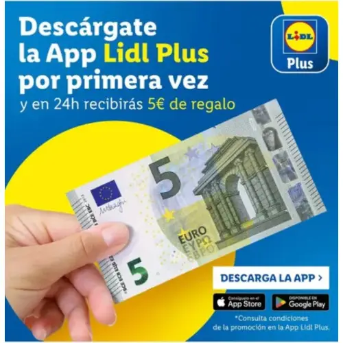 DESCARGAR APP LIDL PLUS GRATIS: ¡GANA 5 EUROS AHORA! 2 descargar app lidl plus gratis gana 5 euros ahora