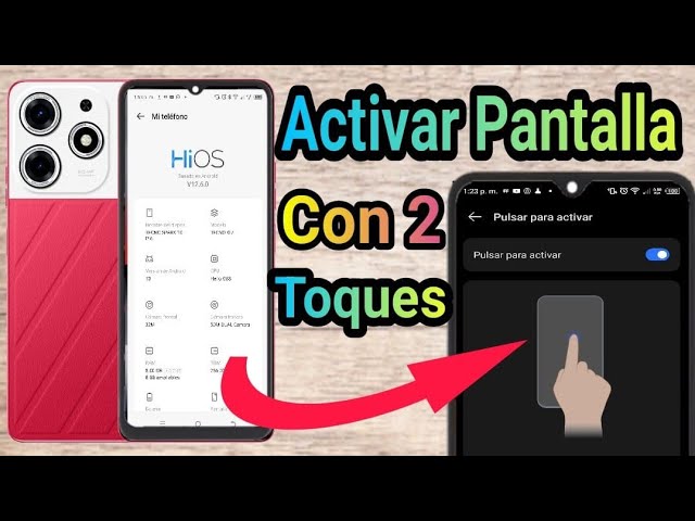 descubre como encender tu tecno spark go 2024 con dos toques
