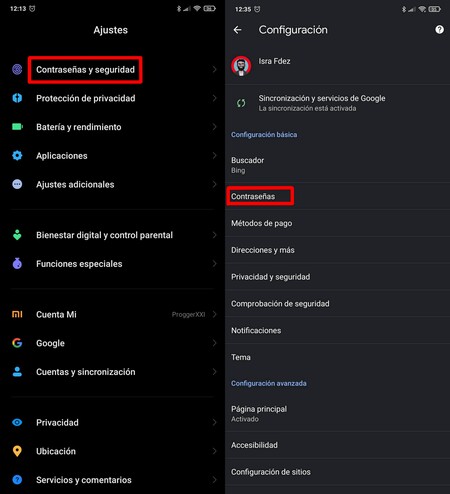 Descubre cómo ver tus contraseñas guardadas en Xiaomi 2 descubre como ver tus contrasenas guardadas en