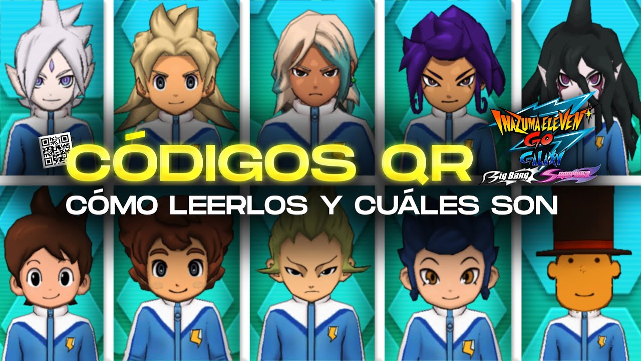 Descubre los Códigos QR Secretos de Inazuma Eleven Go 3 descubre los codigos qr secretos de inazuma eleven go