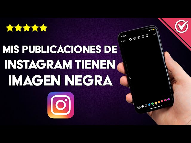 descubre por que aparece la imagen negra en tu instagram
