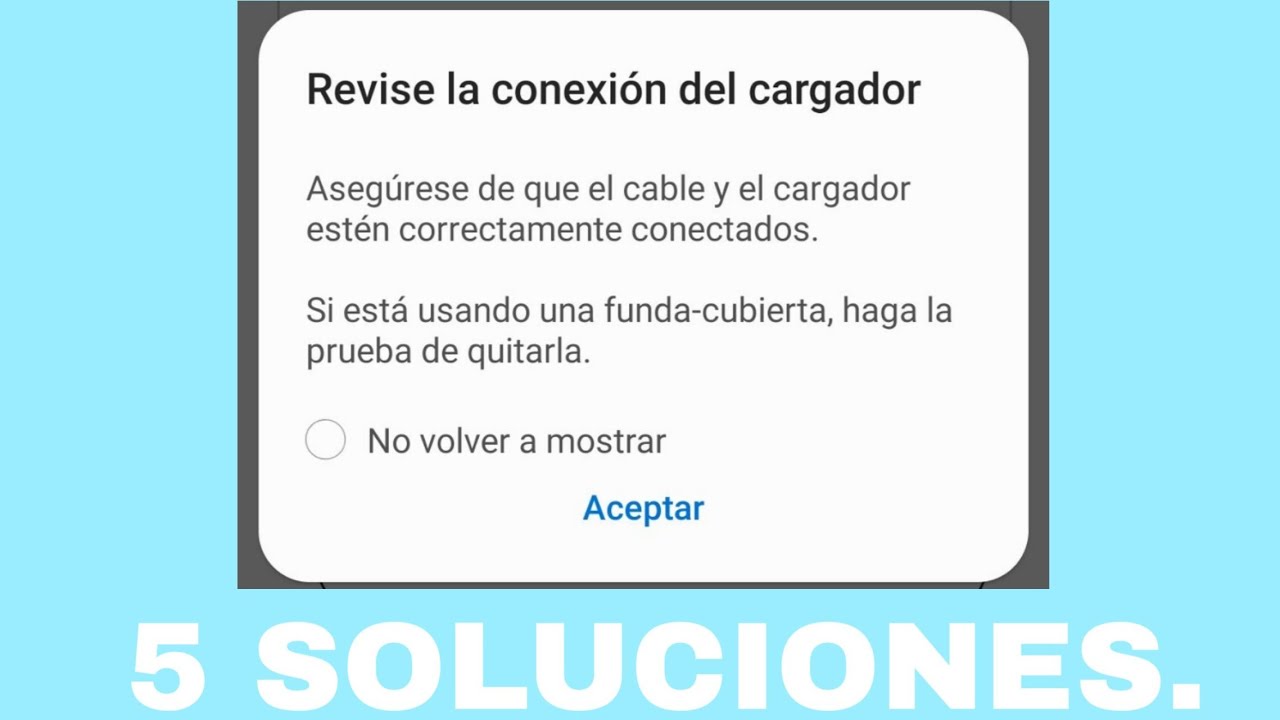 Descubre qué significa revisar la conexión del cargador 2 descubre que significa revisar la conexion del cargador