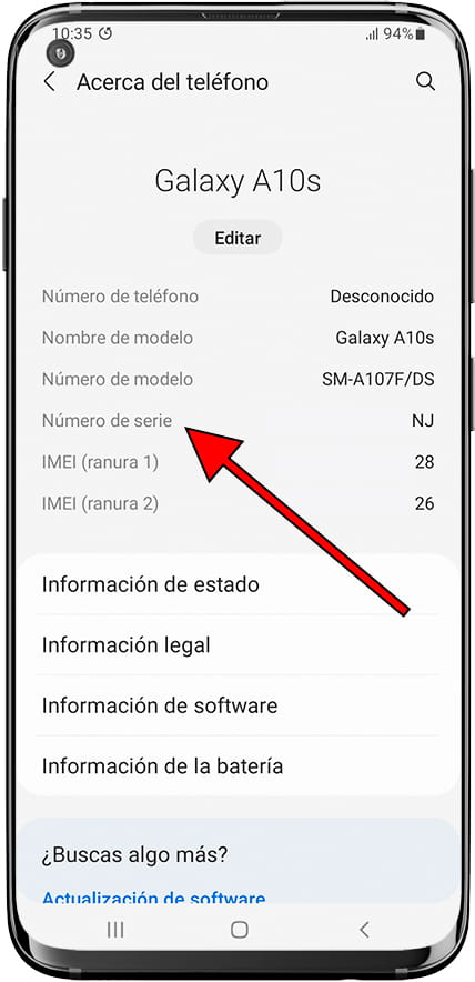 Dónde Está el Número de Serie de tu Samsung A04 ¡Descúbrelo! 2 donde esta el numero de serie de tu samsung a04 descubrelo
