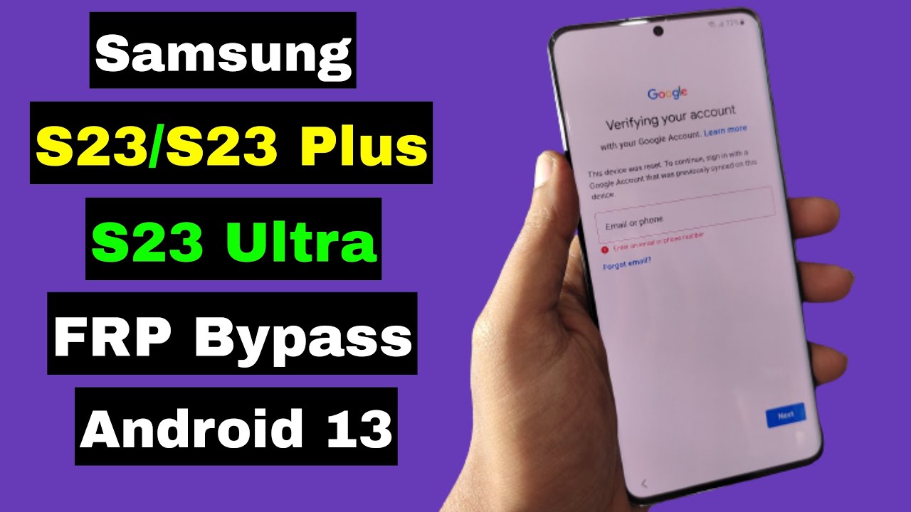 e29c85 remove google account frp bypass en samsung s23