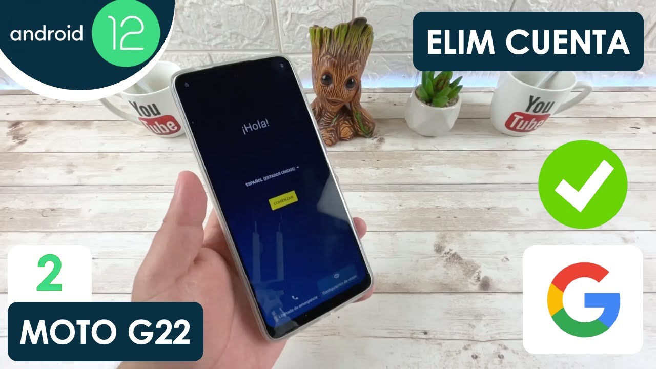 elimina tu cuenta google en moto g22 metodo sencillo