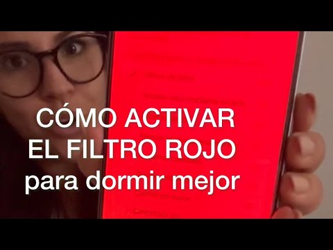 filtro rojo iphone como activa tu sueno mejor