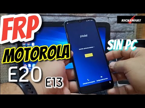 FRP MOTO E20: Cómo QUITAR la cuenta GOOGLE Fácilmente 2 frp moto e20 como quitar la cuenta google facilmente