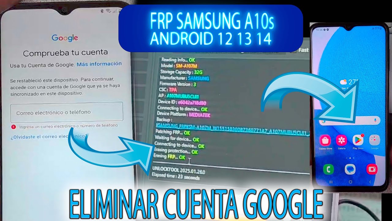 FRP SAMSUNG A10S: ¡DESCUBRE CÓMO ELIMINAR CUENTA FÁCIL! 2 frp samsung a10s descubre como eliminar cuenta facil