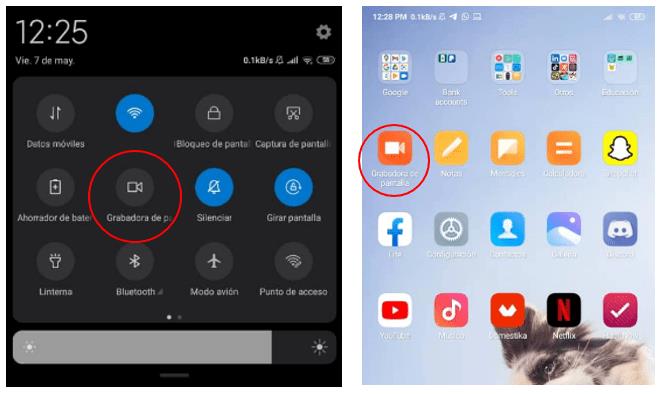 grabador de pantalla xiaomi como grabar con sonido