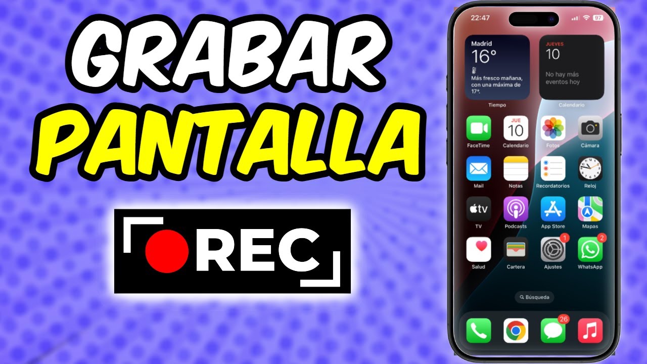 Grabar Pantalla iPhone 16: ¡Descubre el TRUCO SECRETO! 2 grabar pantalla iphone 16 descubre el truco secreto