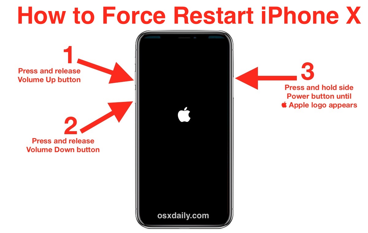 hard reset iphone x sabes como reiniciarlo rapido