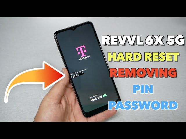 hard reset t mobile revvl 6x 5g descubre el frp bypass