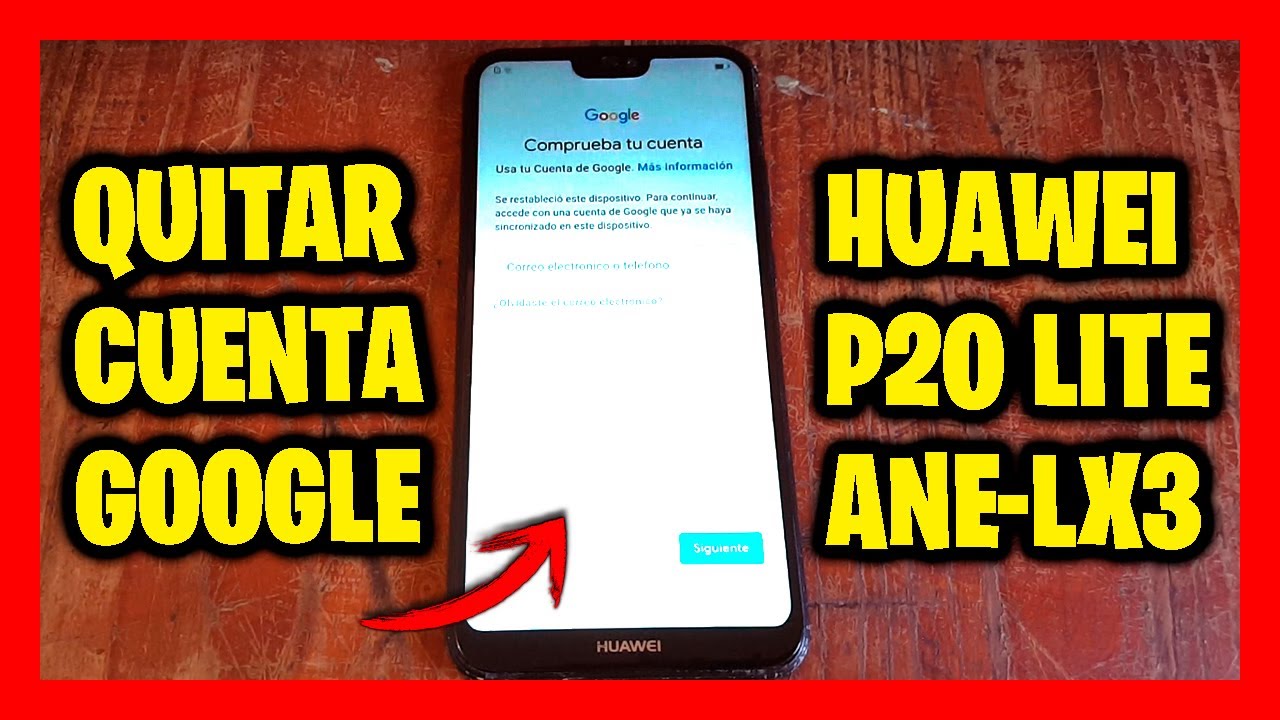 HUAWEI ANE-LX3: ¡RESETEA y ELIMINA tu CUENTA GOOGLE! 2 huawei ane lx3 resetea y elimina tu cuenta google