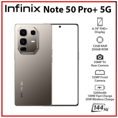 Infinix Note 50 Pro Plus 5G: ¡Descubre su Innovación!