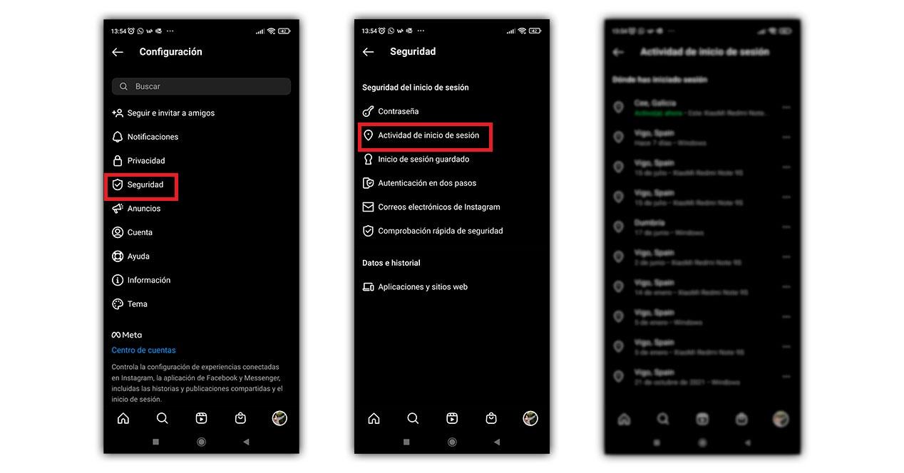 INICIOS DE SESIÓN INSTAGRAM: ¡Descubre QUIÉN accede! 2 inicios de sesion instagram descubre quien accede