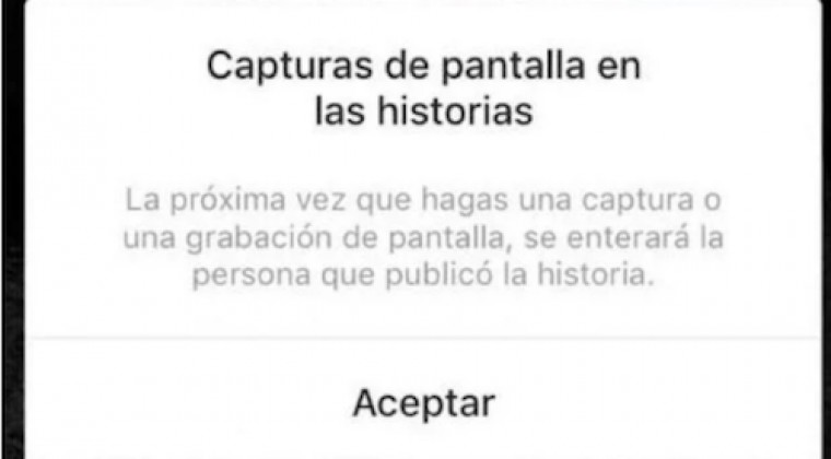 INSTAGRAM notifica CAPTURAS de pantalla en HISTORIAS 2 instagram notifica capturas de pantalla en historias