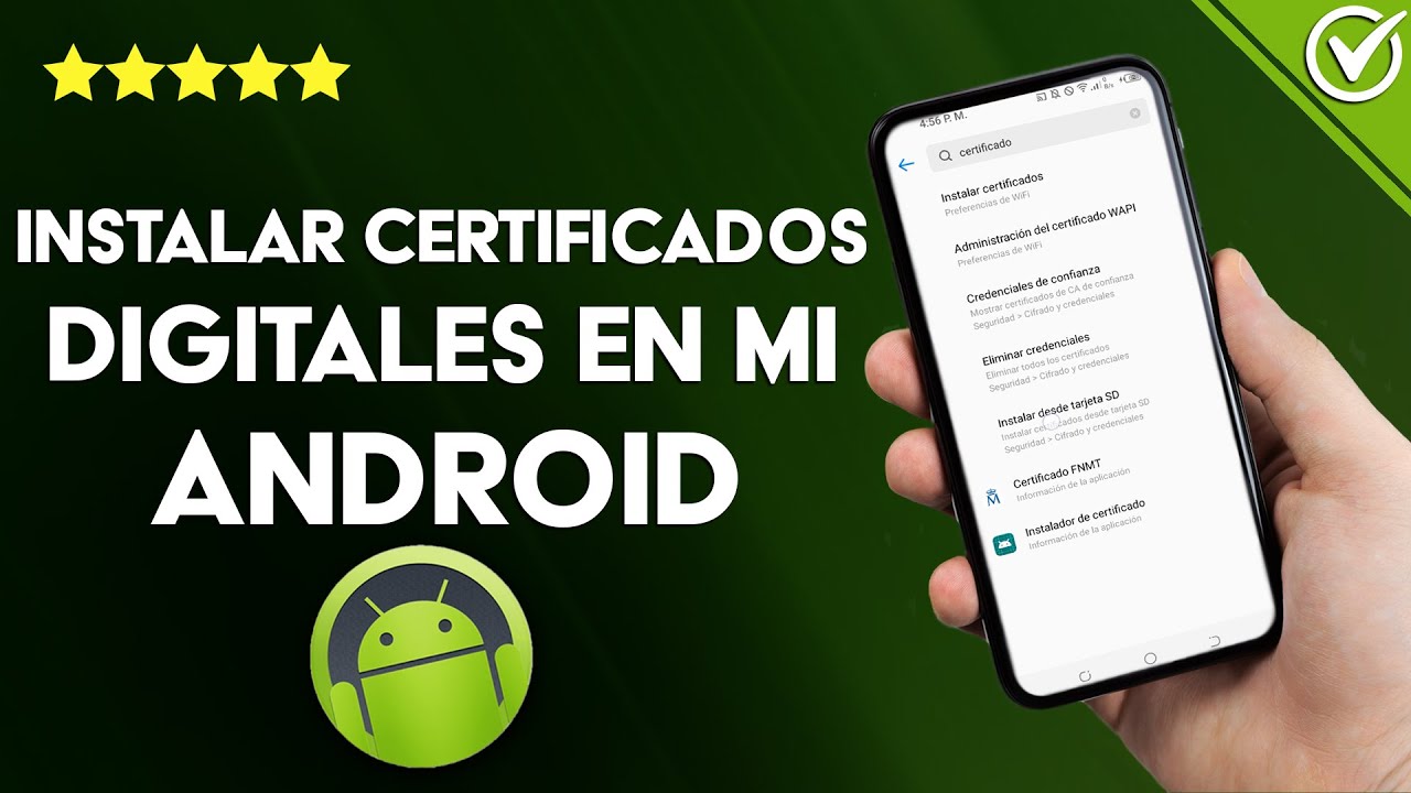 instalar certificado digital en android descubre como